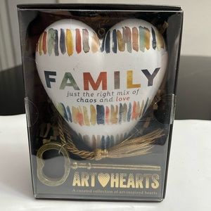 DEMDACO Family Chaos Art- Heart Sculpture